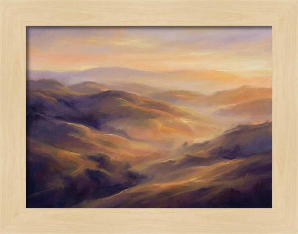 Rolling Hills At Dusk