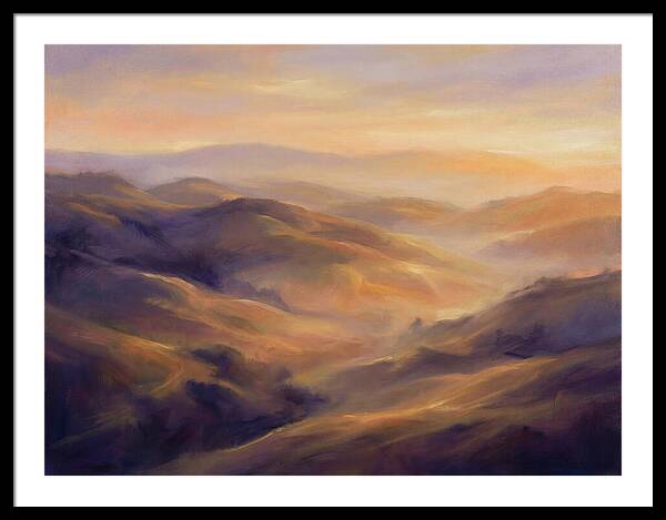 Rolling Hills At Dusk