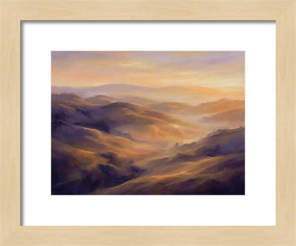 Rolling Hills At Dusk