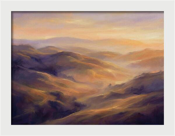 Rolling Hills At Dusk