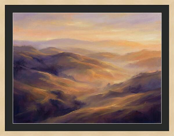 Rolling Hills At Dusk