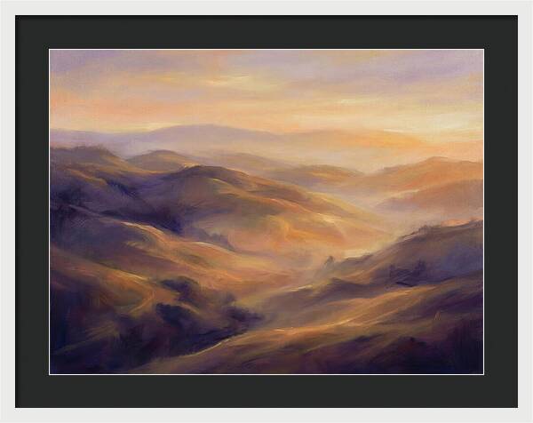 Rolling Hills At Dusk