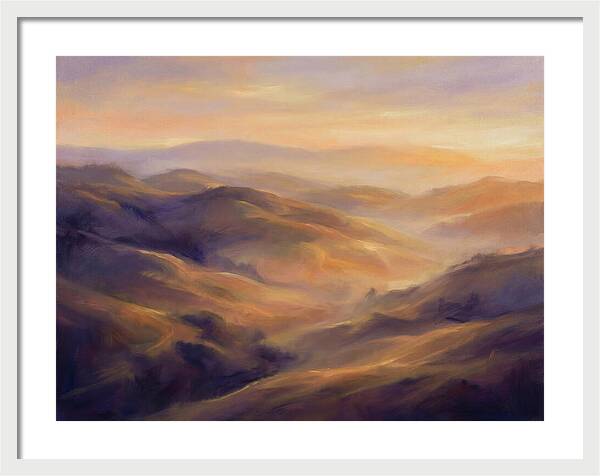 Rolling Hills At Dusk