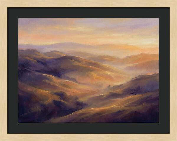 Rolling Hills At Dusk