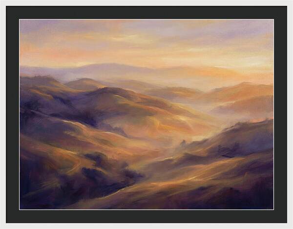 Rolling Hills At Dusk