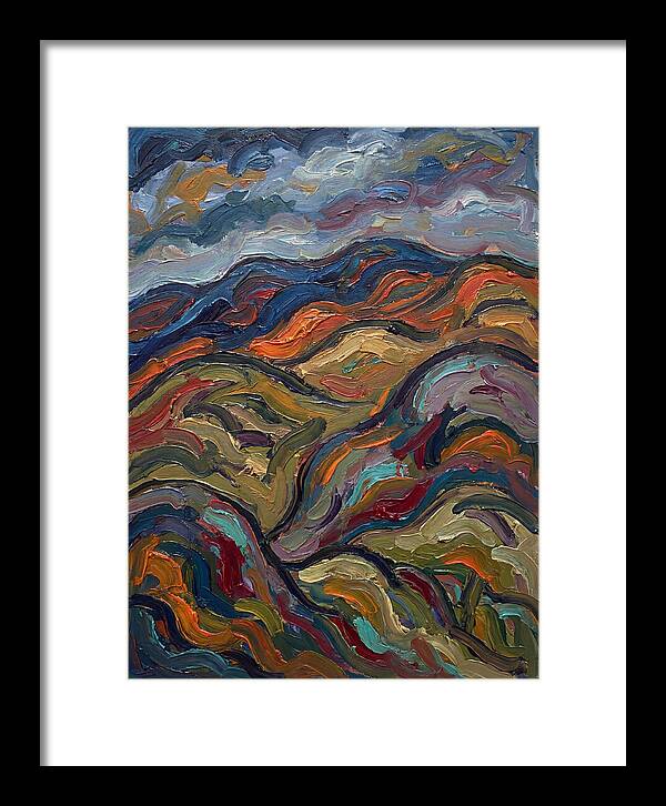 Rolling Hills In Expressionist Style