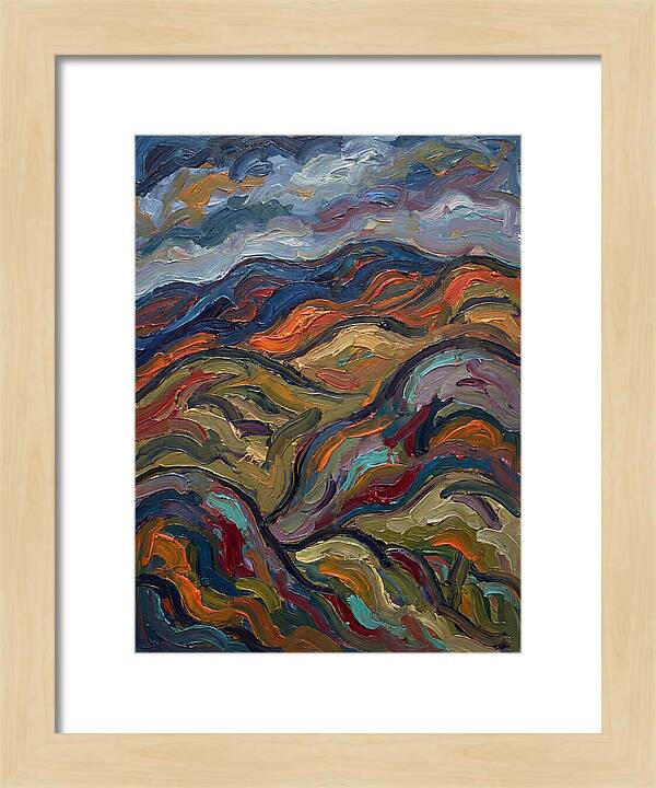 Rolling Hills In Expressionist Style