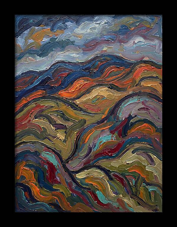 Rolling Hills In Expressionist Style