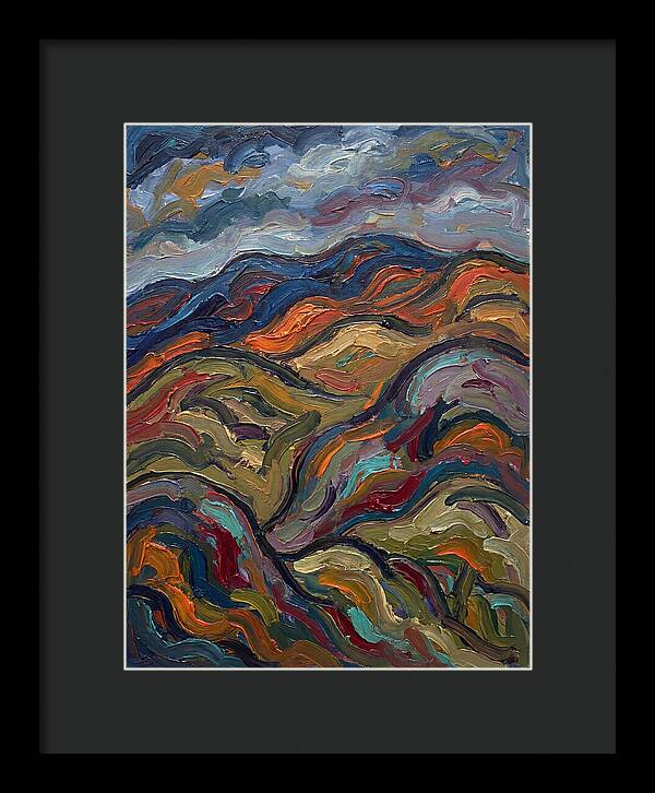 Rolling Hills In Expressionist Style