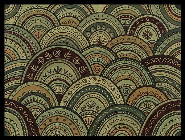 Rolling Hills In Folk Style