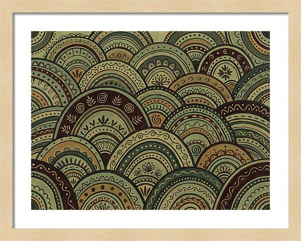 Rolling Hills In Folk Style