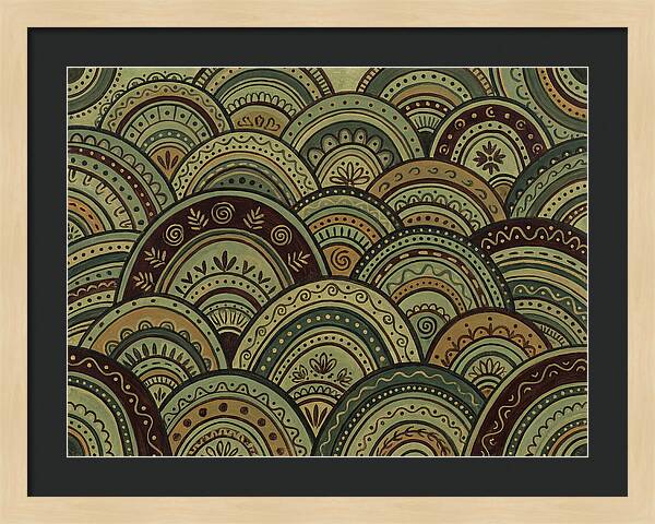Rolling Hills In Folk Style
