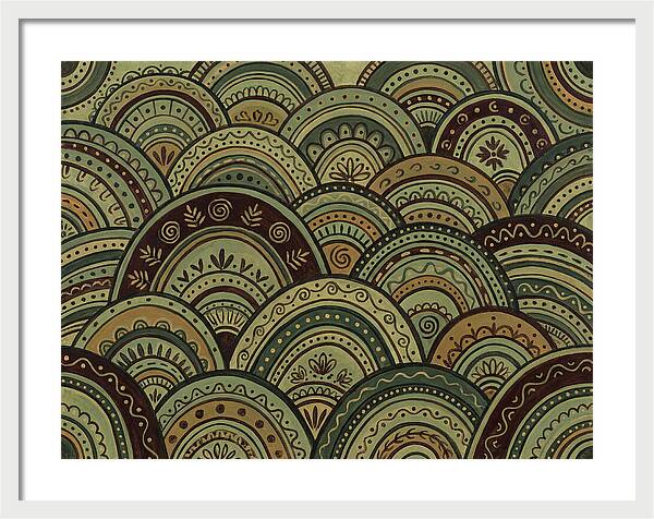 Rolling Hills In Folk Style