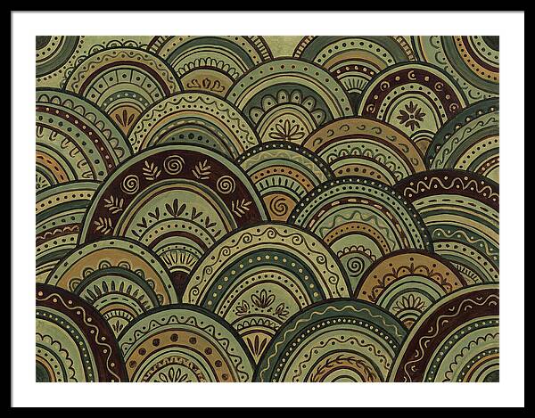Rolling Hills In Folk Style