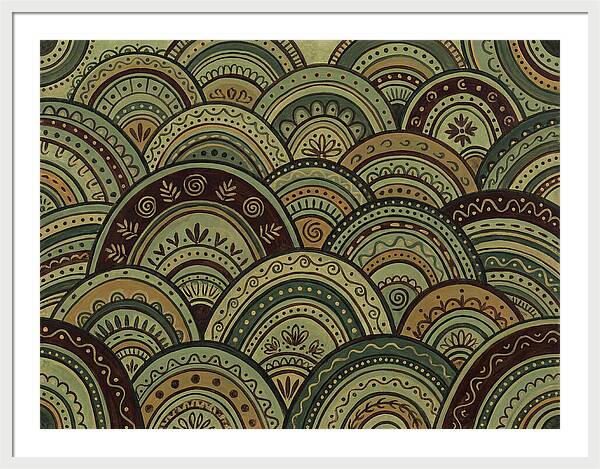 Rolling Hills In Folk Style
