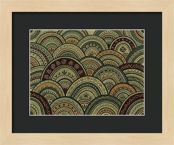 Rolling Hills In Folk Style