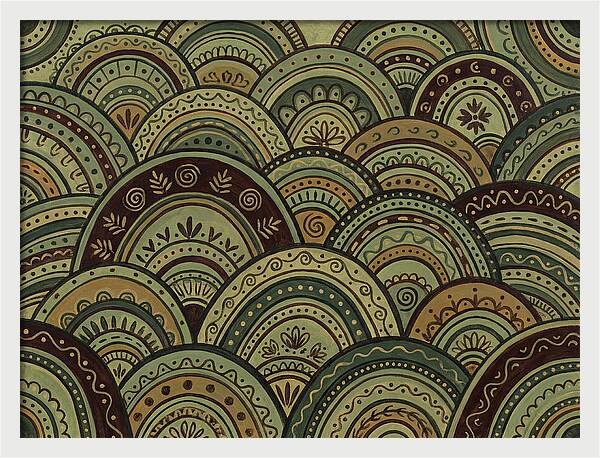 Rolling Hills In Folk Style