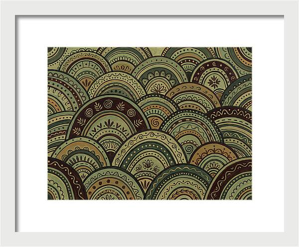 Rolling Hills In Folk Style