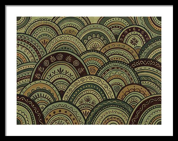 Rolling Hills In Folk Style