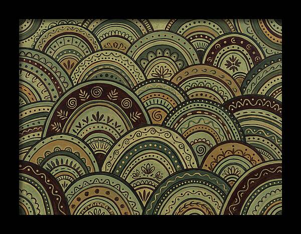 Rolling Hills In Folk Style