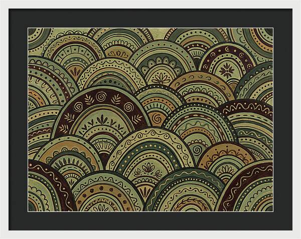 Rolling Hills In Folk Style