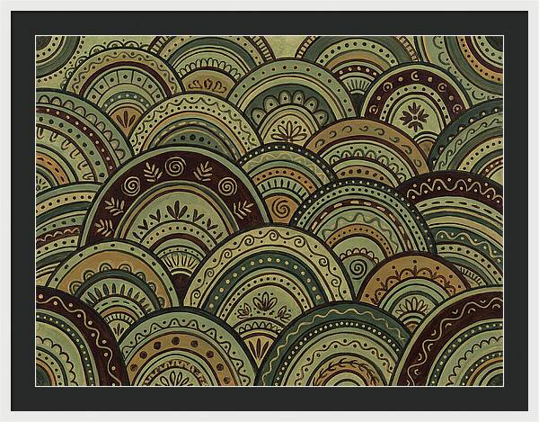 Rolling Hills In Folk Style