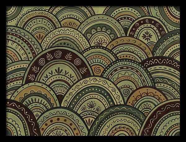 Rolling Hills In Folk Style
