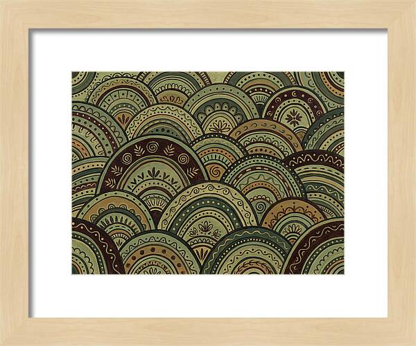 Rolling Hills In Folk Style