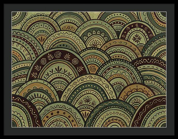 Rolling Hills In Folk Style
