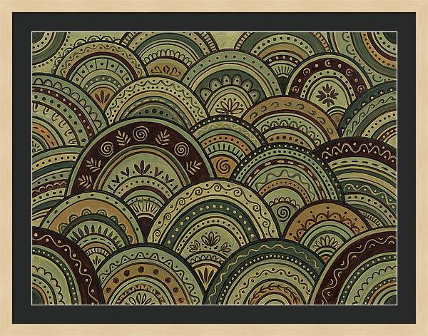 Rolling Hills In Folk Style