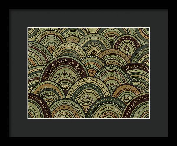 Rolling Hills In Folk Style