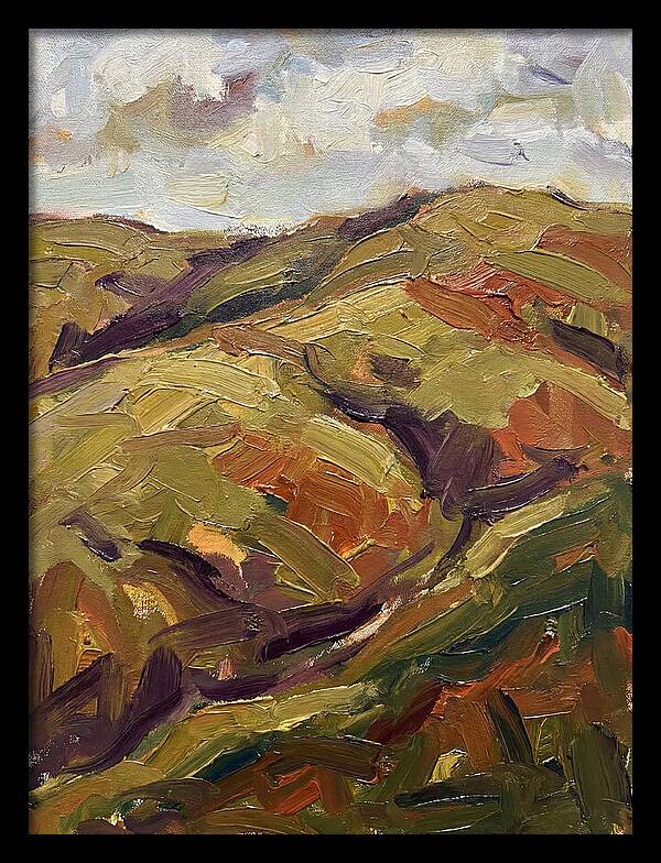 Rolling Hills In Plein Air