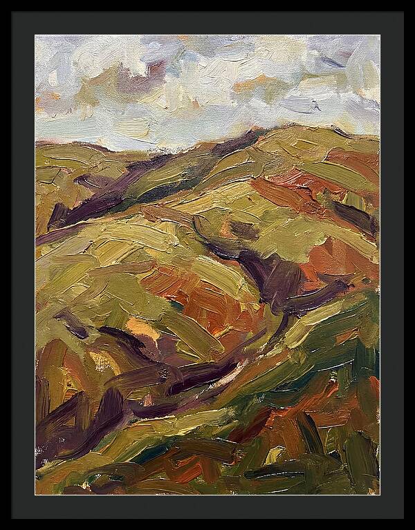 Rolling Hills In Plein Air