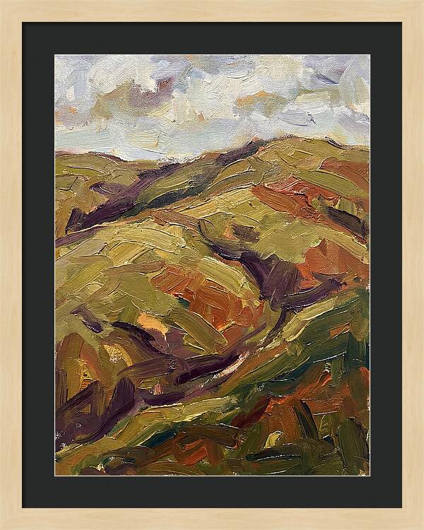 Rolling Hills In Plein Air