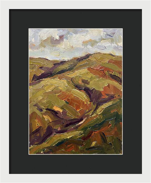 Rolling Hills In Plein Air