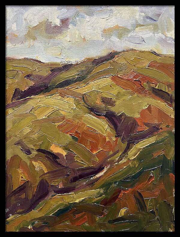 Rolling Hills In Plein Air