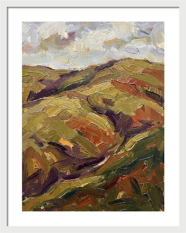 Rolling Hills In Plein Air