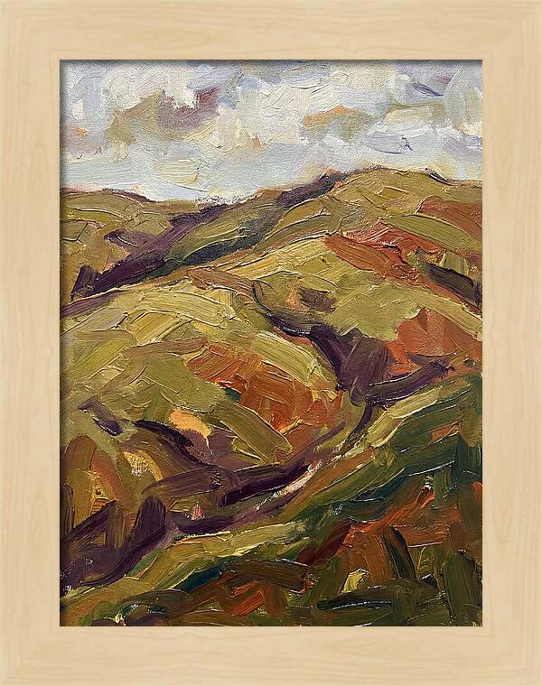 Rolling Hills In Plein Air