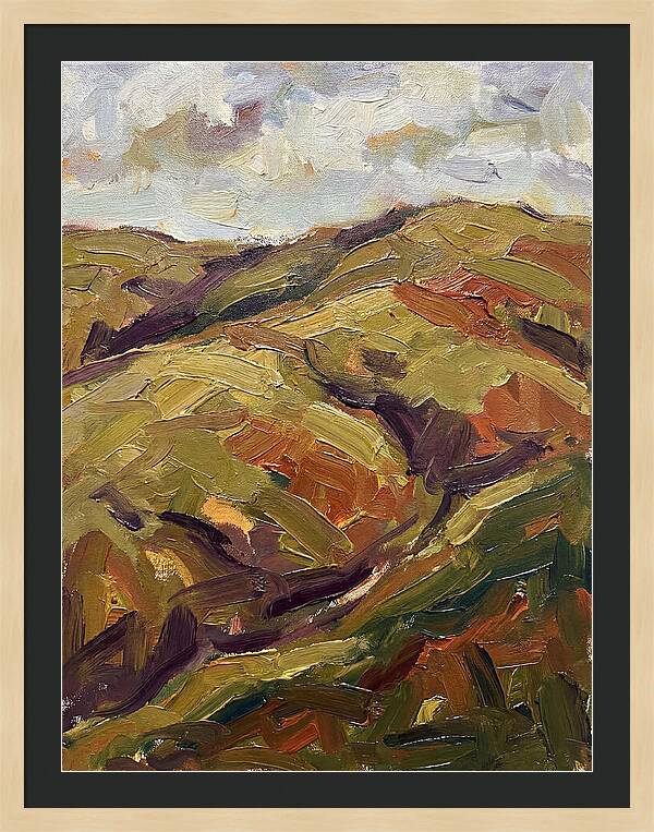 Rolling Hills In Plein Air