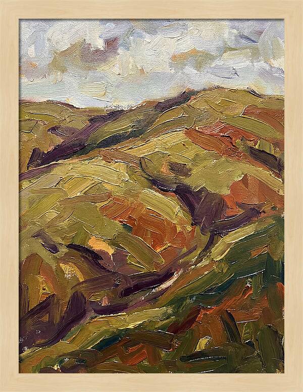 Rolling Hills In Plein Air