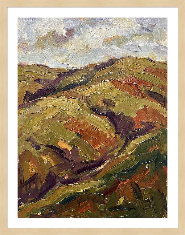 Rolling Hills In Plein Air