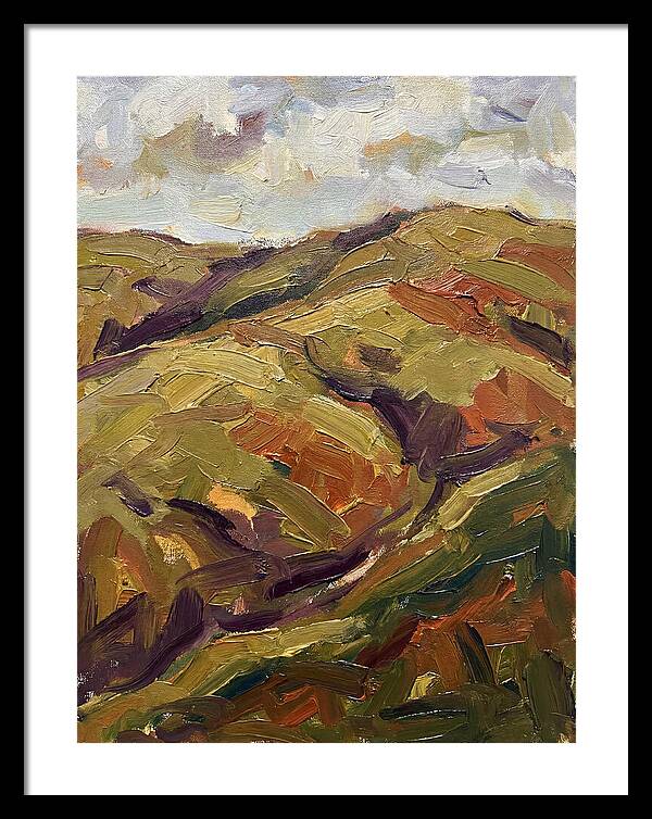 Rolling Hills In Plein Air