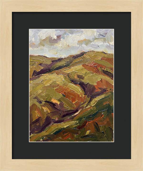 Rolling Hills In Plein Air