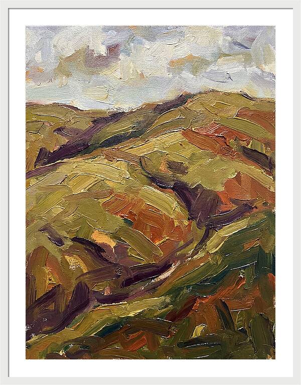 Rolling Hills In Plein Air