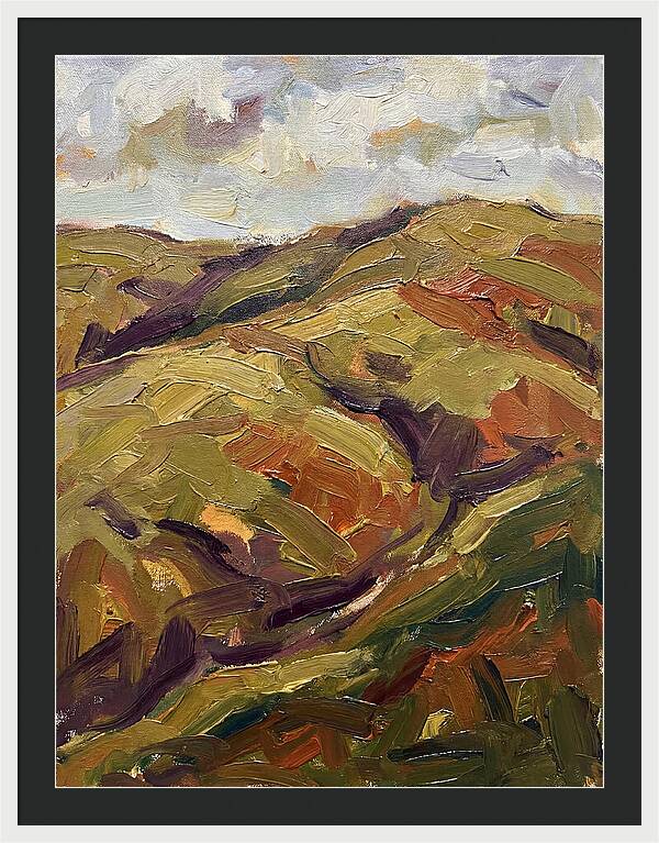 Rolling Hills In Plein Air
