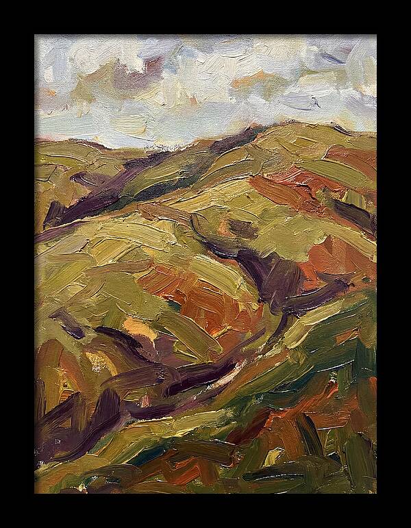 Rolling Hills In Plein Air