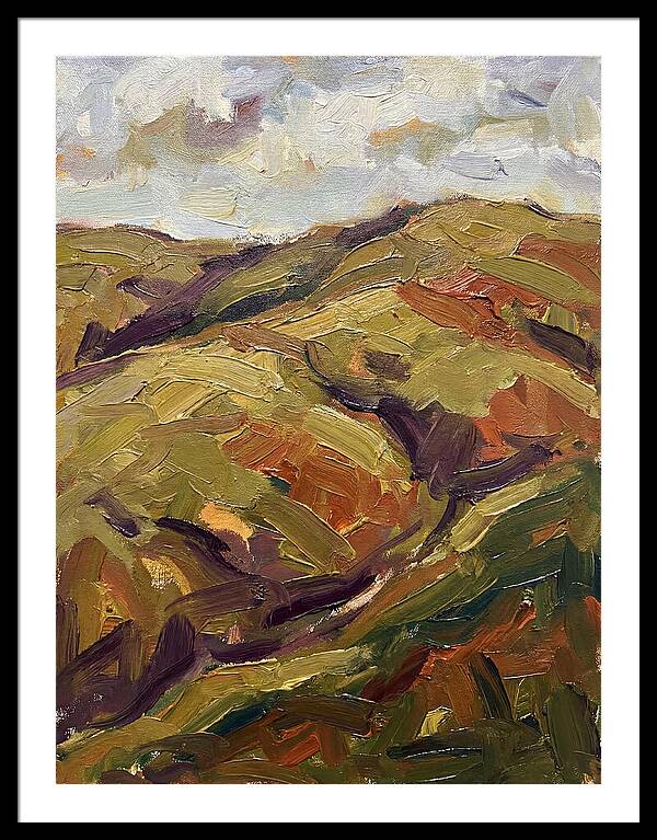 Rolling Hills In Plein Air
