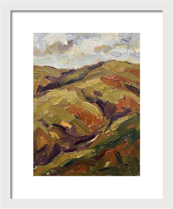 Rolling Hills In Plein Air
