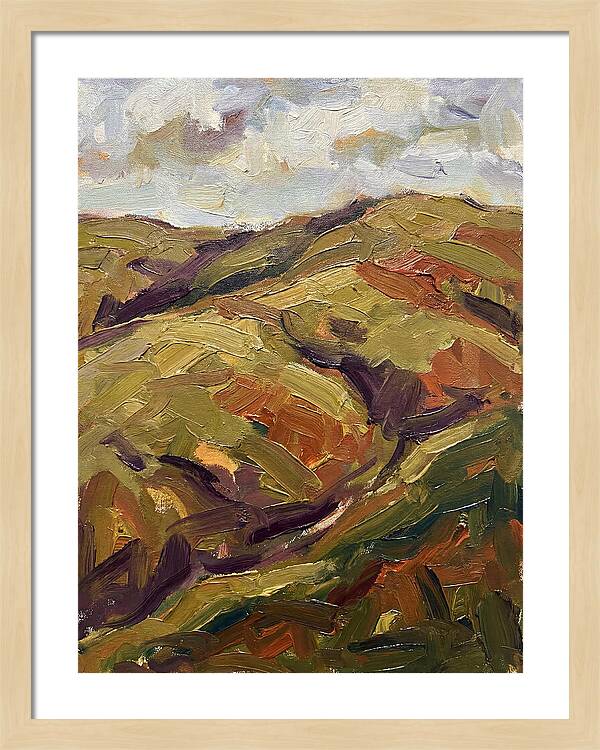 Rolling Hills In Plein Air