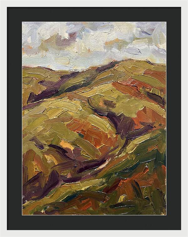 Rolling Hills In Plein Air